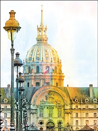 Framed Les Invalides II Print