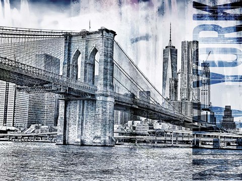 Framed New York III Print