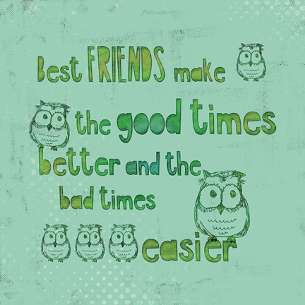 Framed Best Friends Print