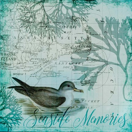 Framed Seaside Memories Print