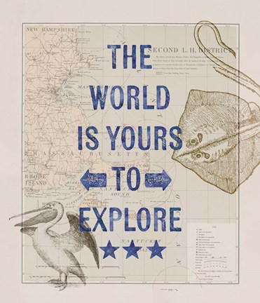 Framed Explore Print