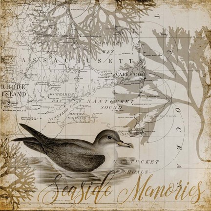 Framed Seaside Memories Print