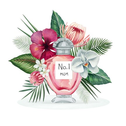 Framed Perfume II Print