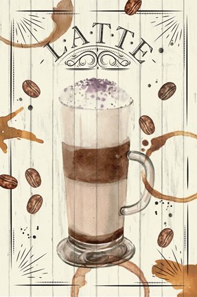 Framed Latte Print