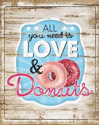 Framed All You Need is Love Print