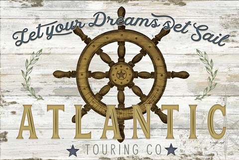 Framed Atlantic Touring Co. Print