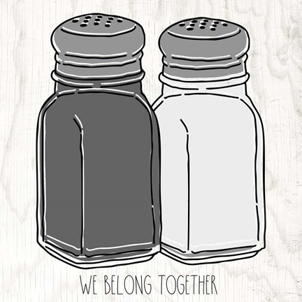 Framed Salt &#39;n Pepper Print