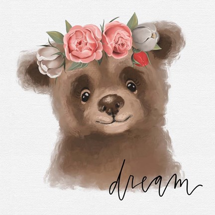 Framed Dream Bear Print