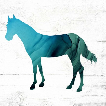 Framed Horse III Print