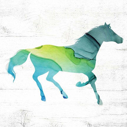 Framed Horse IV Print