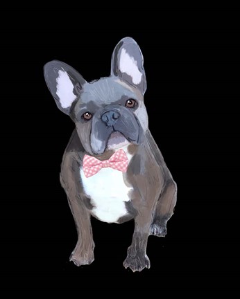 Framed Gingham Bow Print