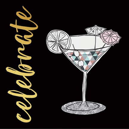 Framed Celebrate Print