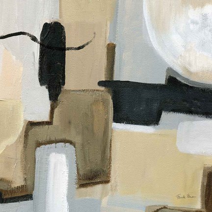 Framed Earthy Abstract I Print