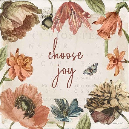 Framed Antiquarian Blooms VIII Print