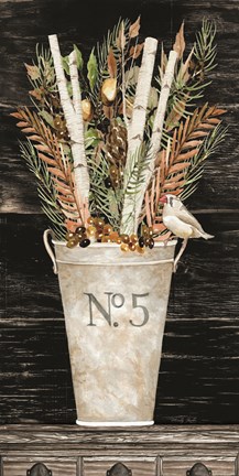 Framed Fall No. 5 Bouquet Print