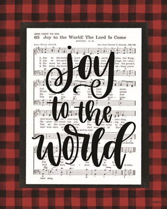 Framed Joy to the World Print