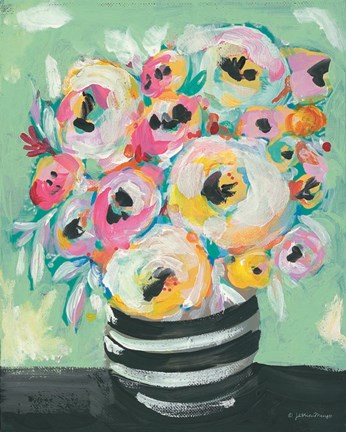 Framed Symphony of Roses Print