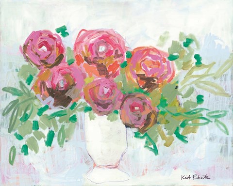 Framed Hug in a Vase Print