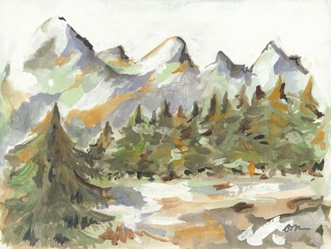 Framed Forest Clearing Print