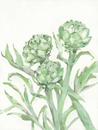 Framed Artichokes Print