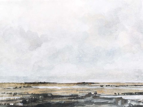 Framed Ocean Inlet II Print