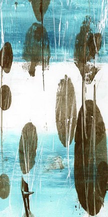 Framed Cattails II Print