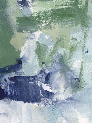 Framed Northern Lights Abstract V Print