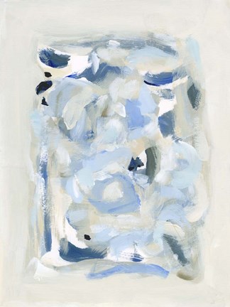 Framed Tinted Abstract III Print