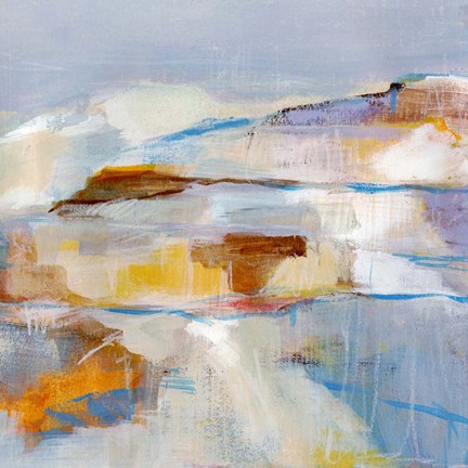 Framed Frosted Peaks I Print