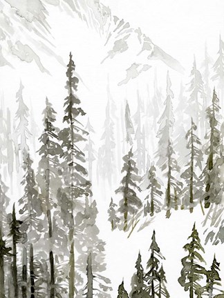 Framed Continental Divide I Print