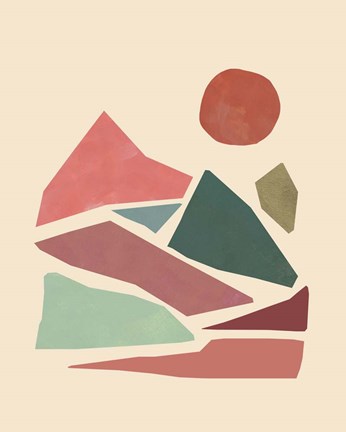 Framed Tectonic Guide II Print