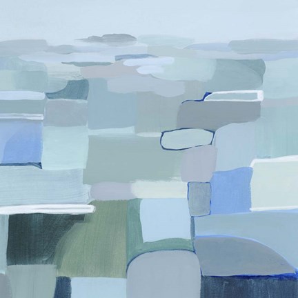 Framed Wave Crest Abstract II Print