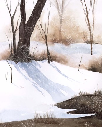 Framed Snowland I Print