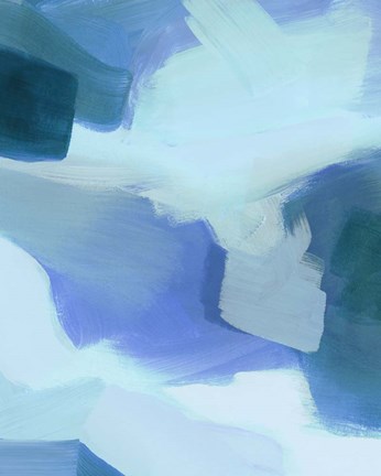 Framed Lapis Pools I Print