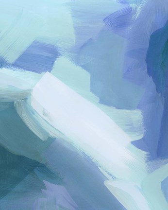 Framed Lapis Pools II Print