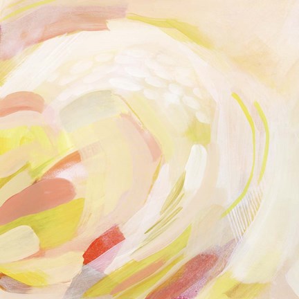 Framed Sunburst Blossom I Print