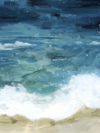 Framed Shattered Waved II Print