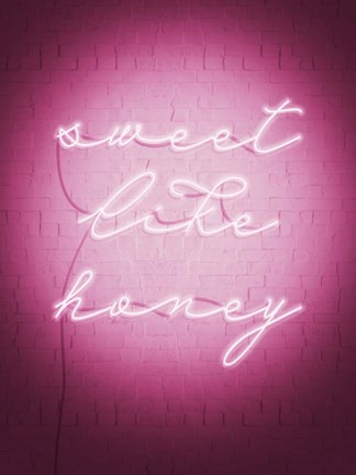 Framed Sweet Neon II Print
