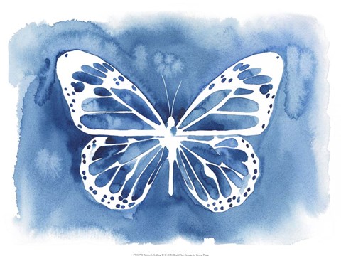 Framed Butterfly Inkling II Print