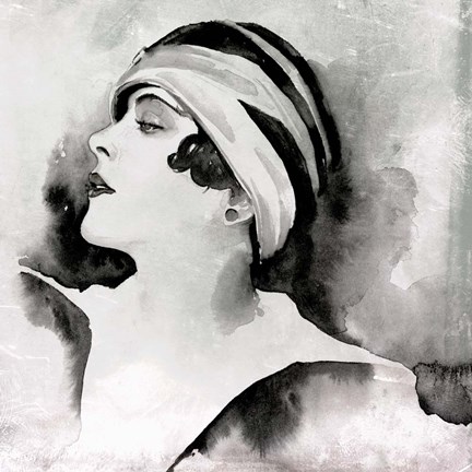 Framed Les Yeux Noir II Print