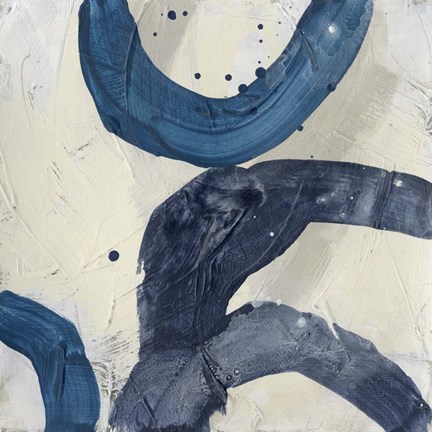 Framed Blue System IV Print