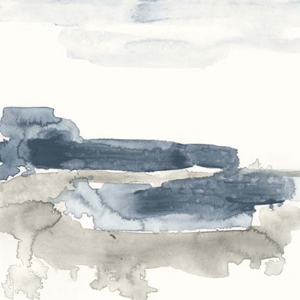 Framed Shoreline Blues III Print