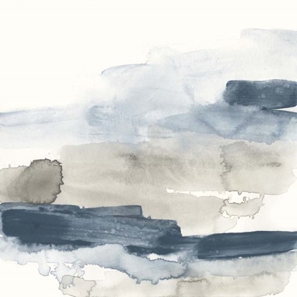 Framed Shoreline Blues IX Print