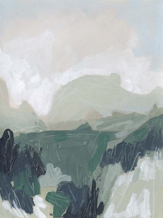 Framed Moss Valley II Print