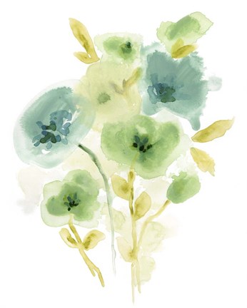 Framed Meadow Bouquet II Print