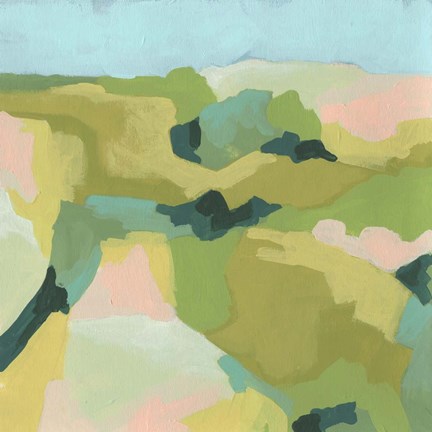 Framed Valley Facets I Print