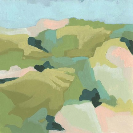 Framed Valley Facets II Print