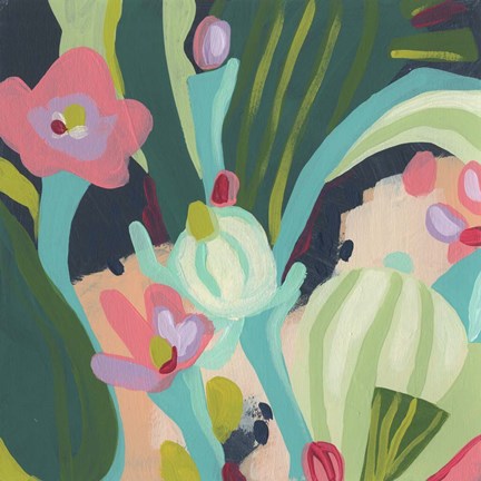 Framed Tropical Celebration I Print