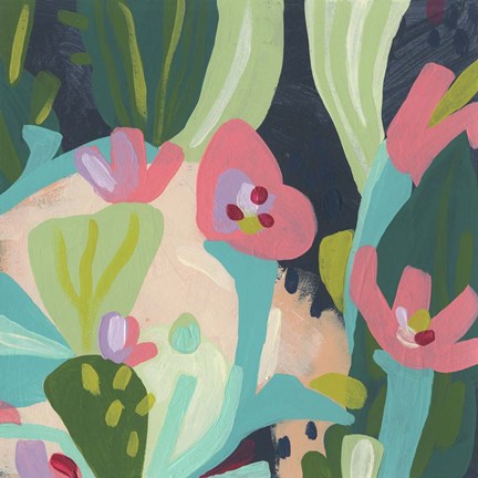 Framed Tropical Celebration III Print