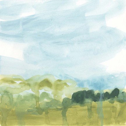 Framed Landscape Flow II Print